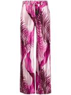 F.r.s For Restless Sleepers Palm Tree Print Trousers - Purple
