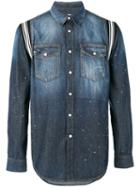 Givenchy - Denim Shirt - Men - Cotton/polyamide/spandex/elastane - L, Blue, Cotton/polyamide/spandex/elastane