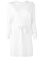 Kenzo Tiger Pointelle Sweater Dress, Women's, Size: Xs, White, Cotton