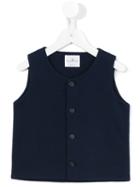 Le Petit Coco Round Neck Waistcoat, Boy's, Size: 10 Yrs, Blue