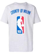 Marcelo Burlon County Of Milan Nba T-shirt - Grey