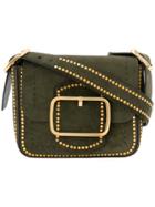 Tory Burch Sawyer Stud Small Shoulder Bag - Green