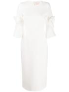 Roksanda Crepe Lavete Dress - White
