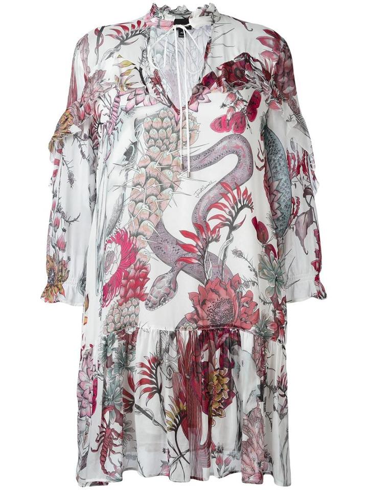 Just Cavalli Printed Shift Dress, Women's, Size: 42, Viscose