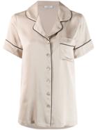 Peserico Button Pyjama Shirt - Neutrals
