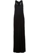 T By Alexander Wang Long Tank Dress, Women's, Size: Medium, Black, Rayon