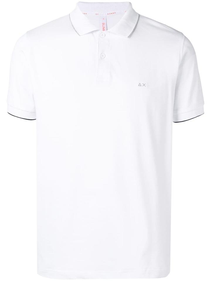 Sun 68 Pua Basic Polo Shirt - White