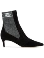 Fendi Sock Ankle Boots - Black