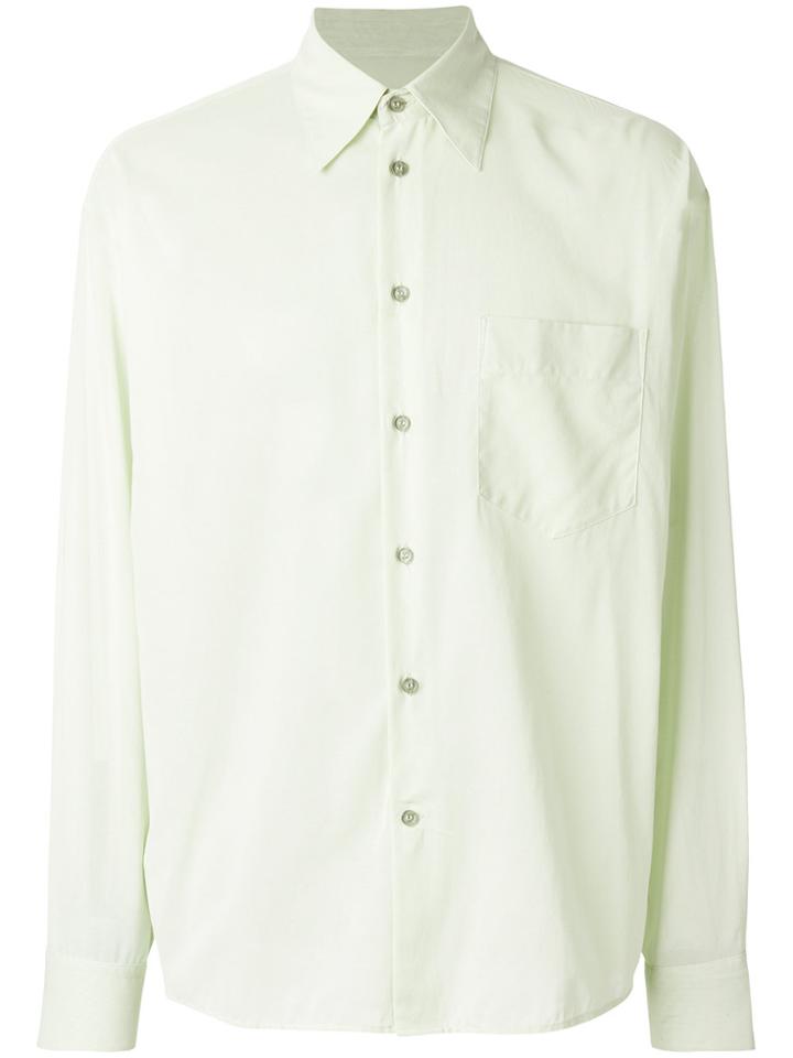 Marni Tonal Striped Shirt - Green