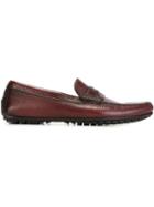 Dolce & Gabbana Classic Loafers, Men's, Size: 40, Pink/purple, Calf Leather/leather/rubber