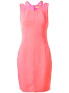 Versace Jeans - Double Strap Dress - Women - Polyester/spandex/elastane - 40, Pink/purple, Polyester/spandex/elastane