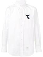 Thom Browne Straight Fit Oxford Shirt - White