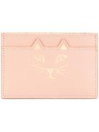 Charlotte Olympia 'feline' Card Holder - Pink & Purple