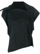 Issey Miyake Origami Neck T-shirt - Black