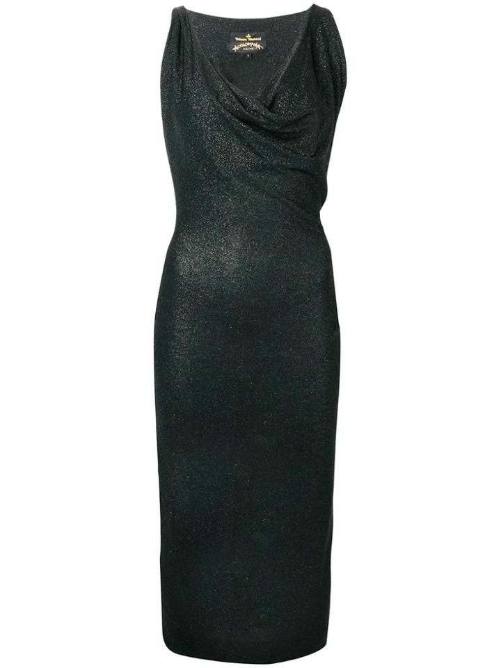 Vivienne Westwood Anglomania Green Fitted Dress