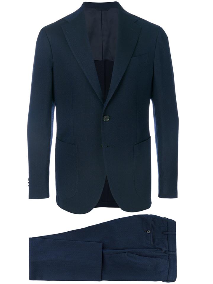 Doppiaa Classic Formal Suit - Blue