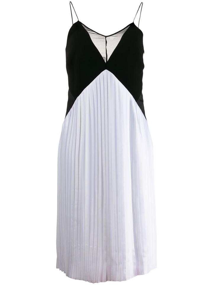 Victoria Victoria Beckham Two-tone Sleeveless Dress - Black