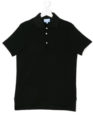 Lanvin Petite Short Sleeve Polo Shirt - Black