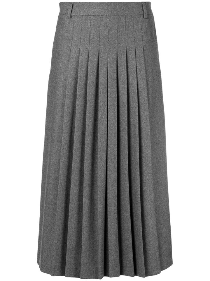 Red Valentino Pleated Skirt - Grey