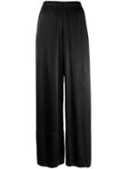Raquel Allegra Tie-dye Wide-leg Trousers - Black