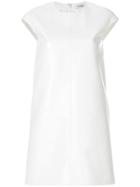 Courrèges Short Sleeve Mini Dress - White