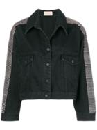 Christopher Kane Crystal Denim Jacket - Black