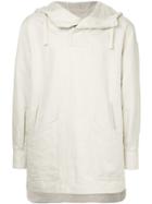 Cerruti 1881 Long-line Hooded Jacket - Nude & Neutrals