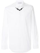 Neil Barrett Lightning Collar Shirt - White