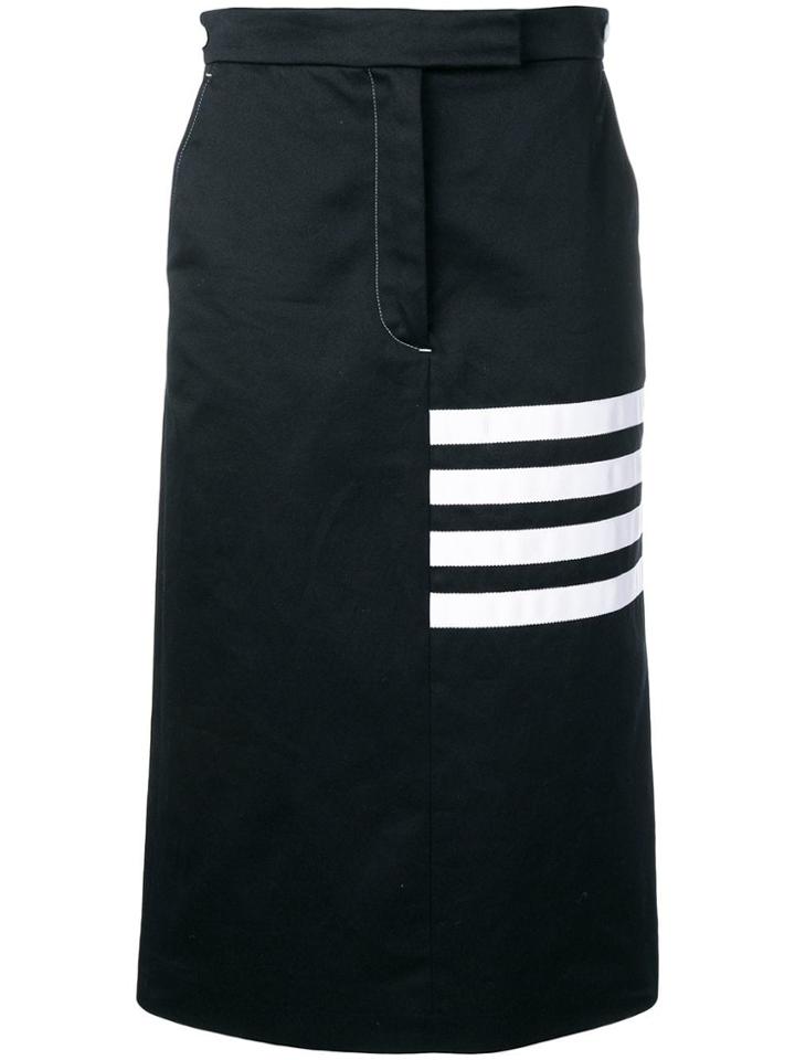 Thom Browne Grosgrain 4-bar Sack Shirt - Blue