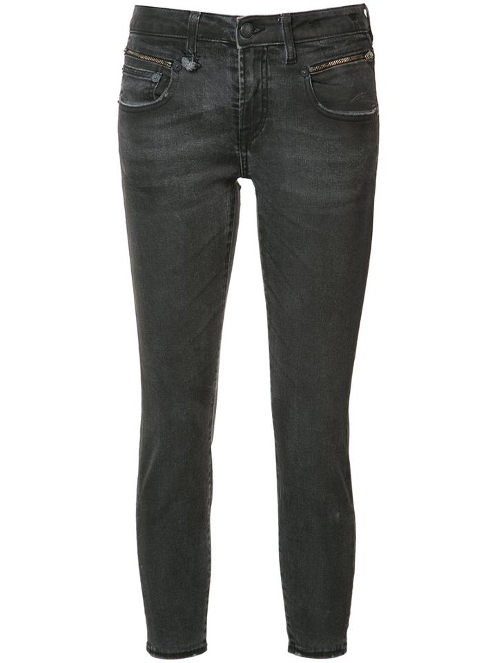 R13 Skinny Jeans, Women's, Size: 25, Grey, Cotton/spandex/elastane