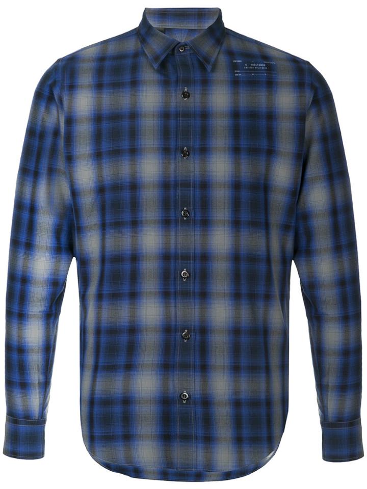 N. Hoolywood Checked Shirt - Blue