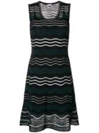 M Missoni Wave Knit Sleeveless Dress - Black