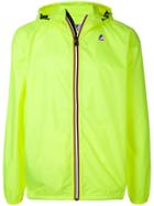 K-way Contrast Zip Jacket - Yellow & Orange