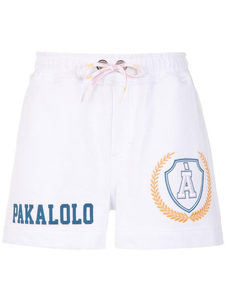 Àlg Àlg X Pakalolo Track Shorts - White