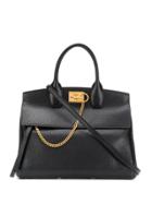 Salvatore Ferragamo Structured Tote Bag - Black
