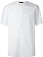 Blood Brother Collarless Shirt, Men's, Size: M, White, Cotton