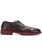 Guidi Derby Shoes - Red
