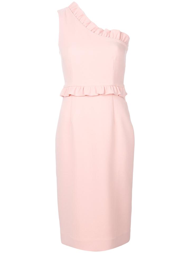 P.a.r.o.s.h. One Shoulder Dress - Pink & Purple