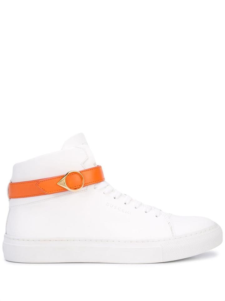 Buscemi 100mm Belt Sneakers - White