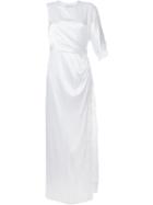 Givenchy Floral Lace Asymmetric Dress, Women's, Size: 38, White, Silk/polyamide