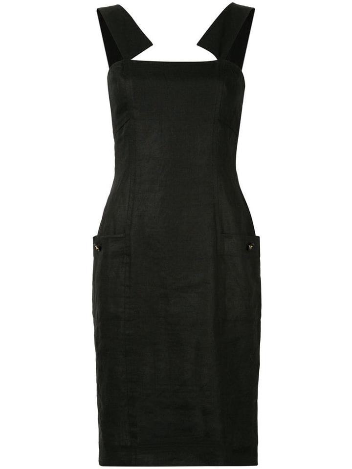 Chanel Pre-owned Dungaree Dress - Black