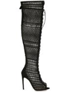 Giambattista Valli Open Toe Lace-up Boots