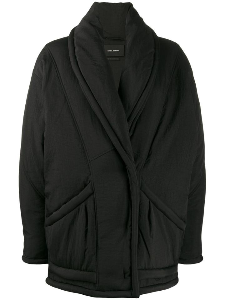 Isabel Marant Boreal Oversized Jacket - Black