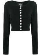 Marc Jacobs Cropped Cardigan - Black