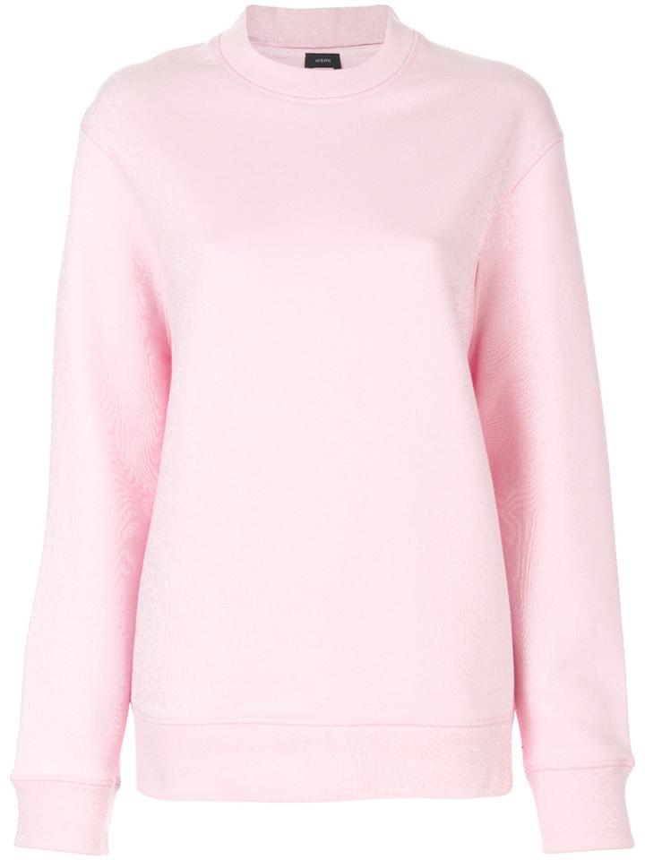 Joseph Straight Long Sleeved Jumper - Pink & Purple