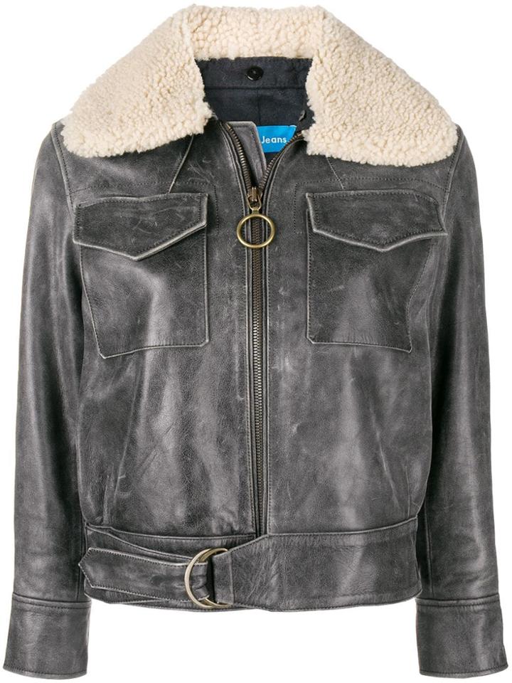 Mih Jeans Hardy Leather Jacket - Black