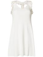 Twin-set Flared Mini Dress - White