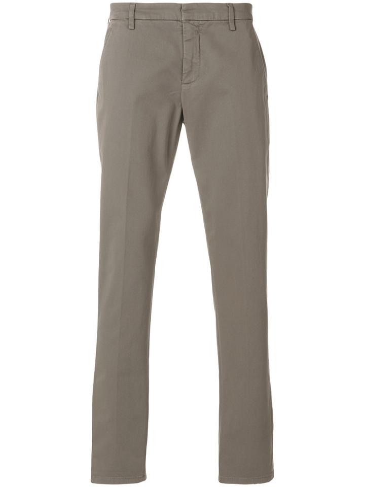 Dondup - Classic Chinos - Men - Cotton/spandex/elastane - 31, Grey, Cotton/spandex/elastane