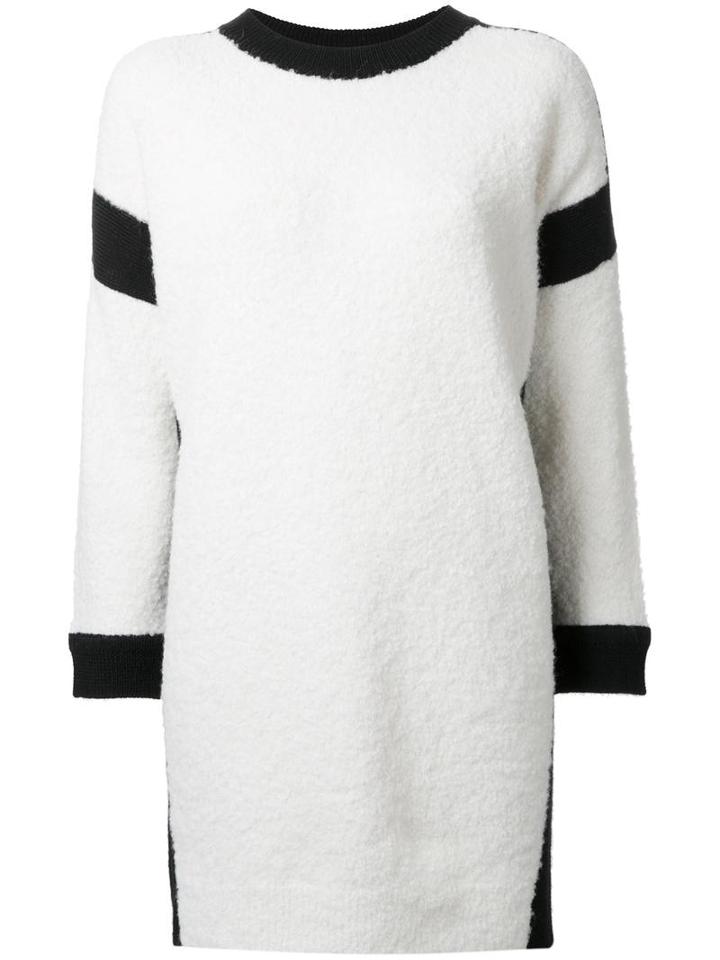 Theatre Products Longsleeved Knit Dress, Women's, White, Wool/acrylic/nylon/alpaca