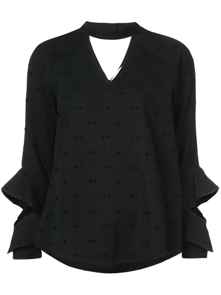 Kimora Lee Simmons Kai Blouse - Black